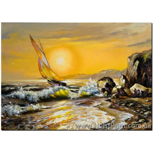 Картины море, Морской пейзаж, ART: MOR888001, , 168.00 грн., MOR888001, , Морской пейзаж картины